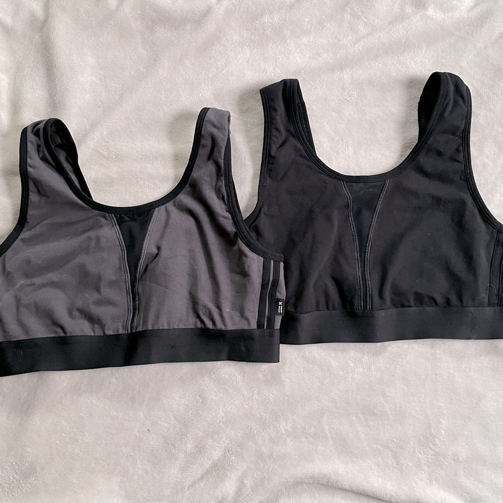 TWO TomboyX adaptable soft sports bras - size L